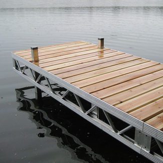 Ridgeline premium dock with cedar decking