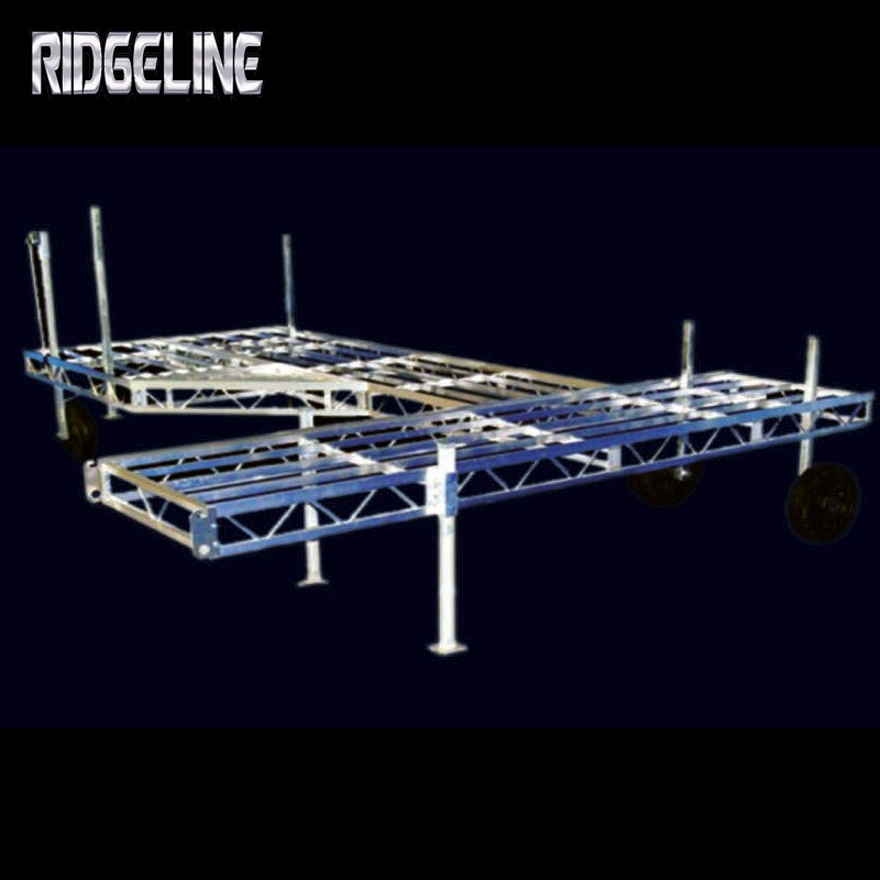 Ridgeline dock mounting brackets every four feet