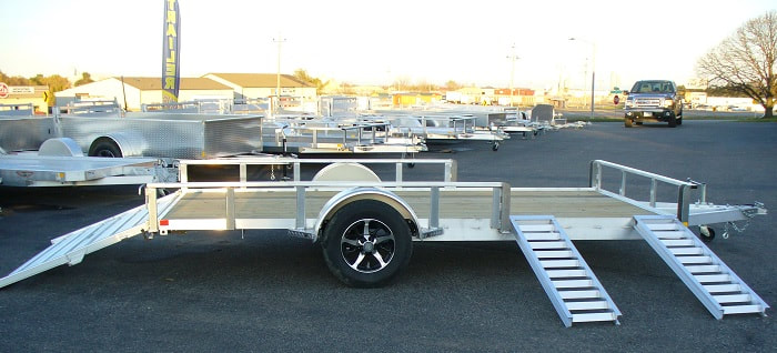 Utility Trailer with ramp and sides