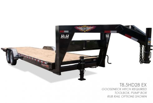 H&H Gooseneck Tiltbed trailer Speedloader