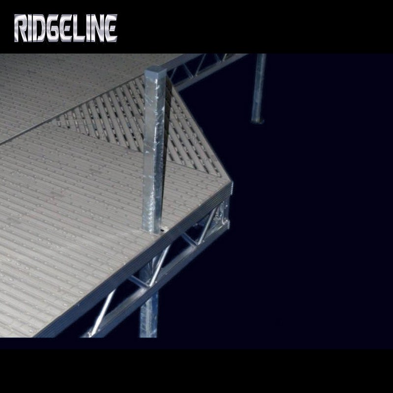 Ridgeline dock corner leg supports
